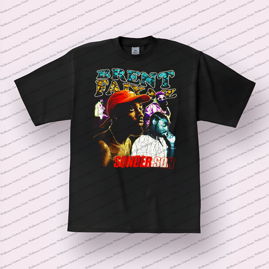Brent Faiyaz Distressed Graphic Tee