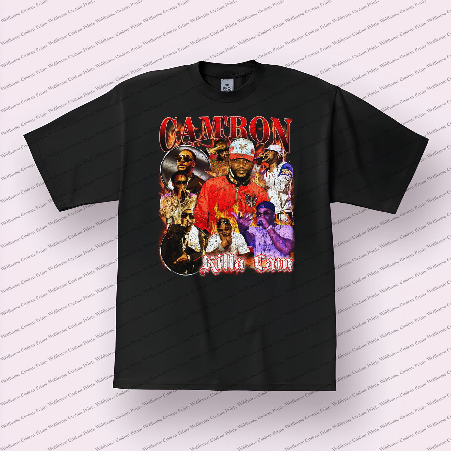 Cam ron 1 Distressed Graphic Tee