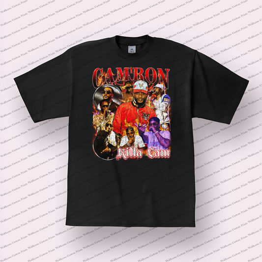 Cam ron 1 Distressed Graphic Tee