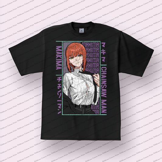 Chainsaw Man Distressed Design Graphic Tee