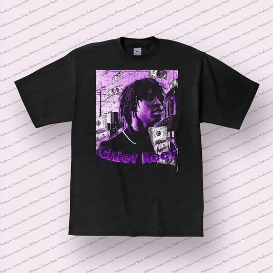 Chief Keef Distressed Graphic Tee