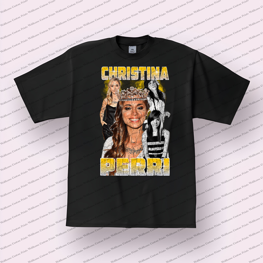 Christina Perri Distressed Graphic Tee