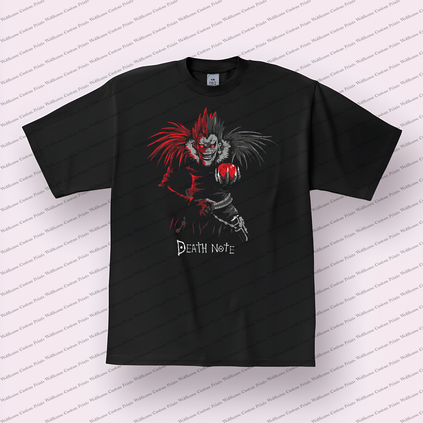 Death Note Distressed Design Graphic Tee