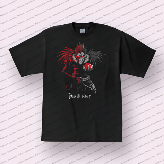 Death Note Distressed Design Graphic Tee