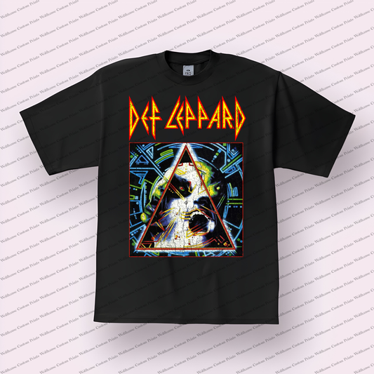Def Leppard Distressed Graphic Tee