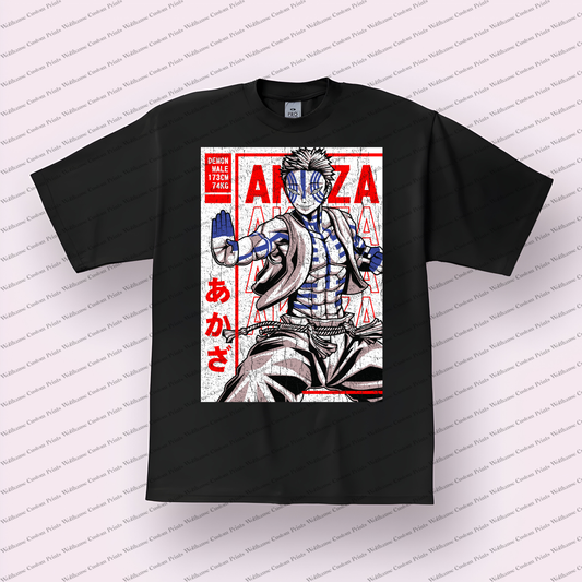 Demon Slayer Distressed Design Graphic Tee