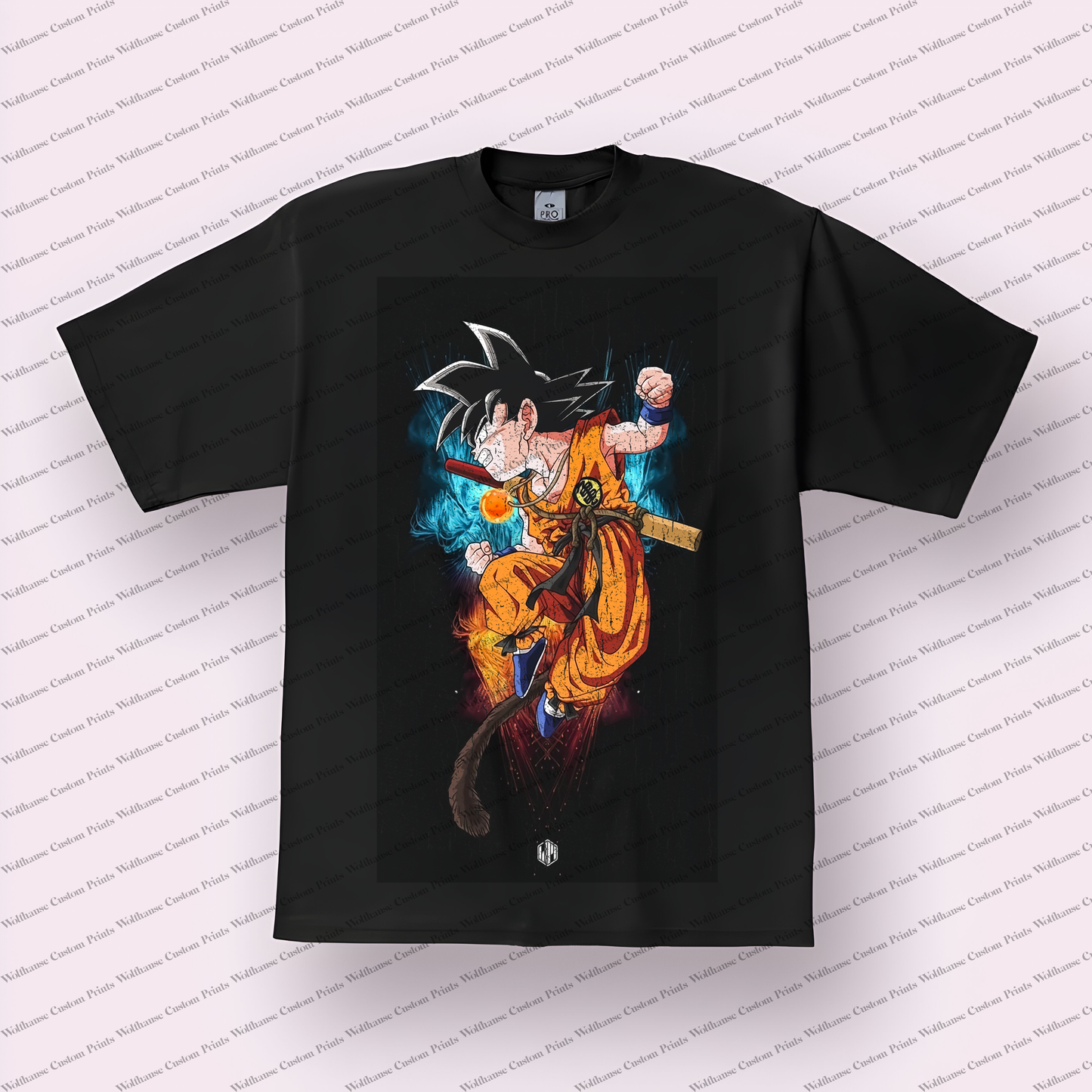 Dragonball Distressed Design Graphic Tee
