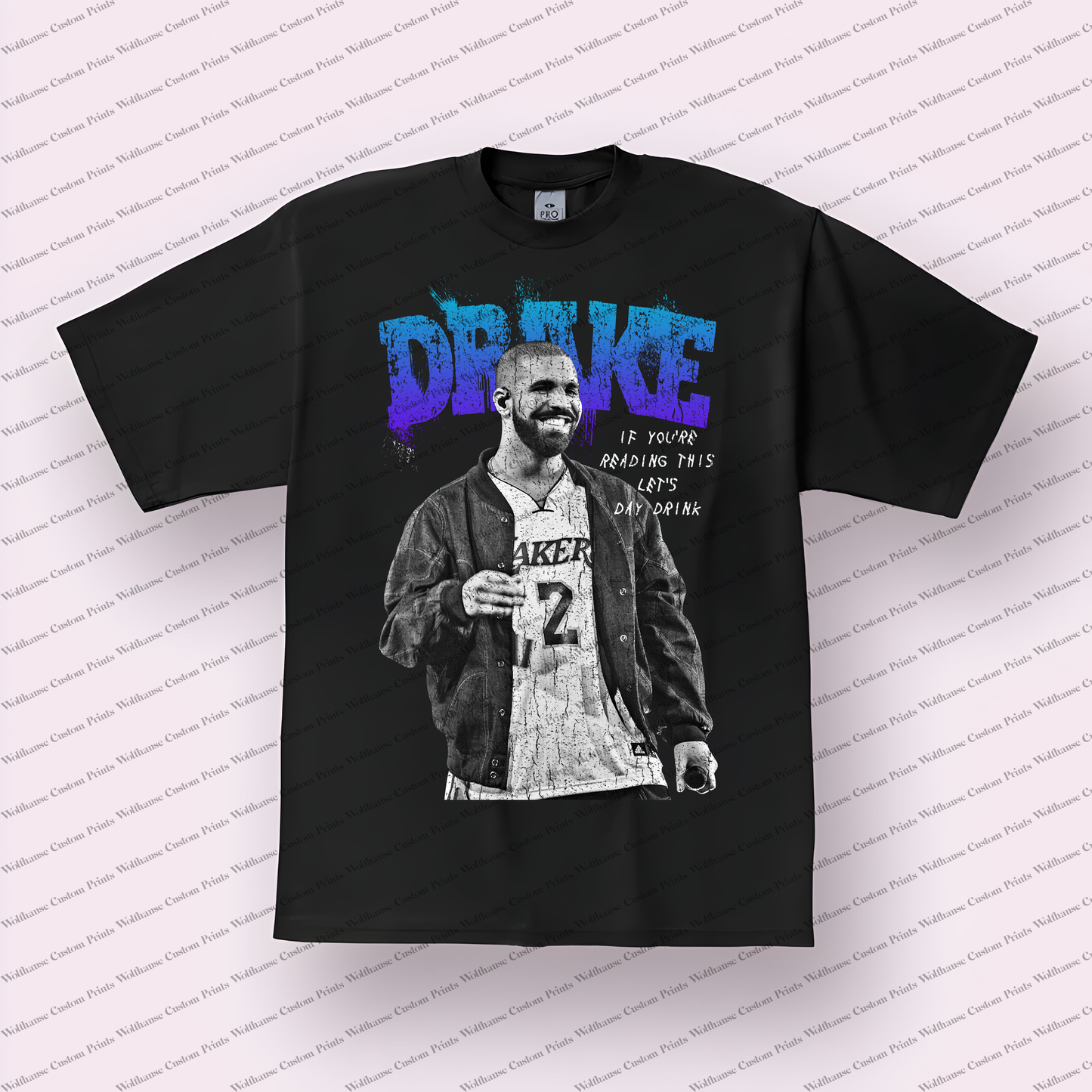 Drake Distressed Graphic Tee