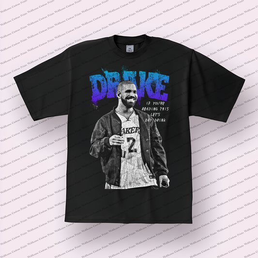 Drake Distressed Graphic Tee