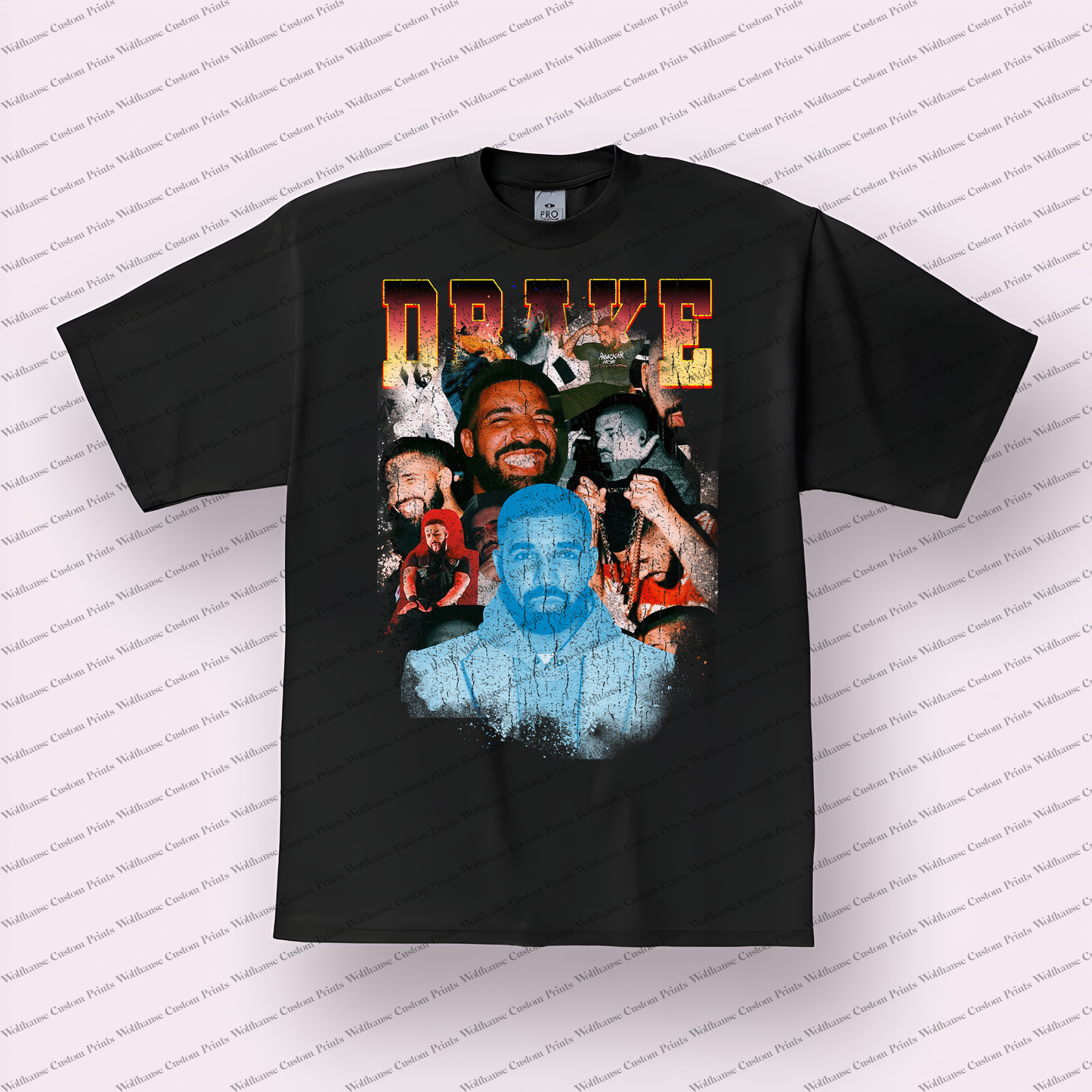 Drake Distressed Graphic Tee