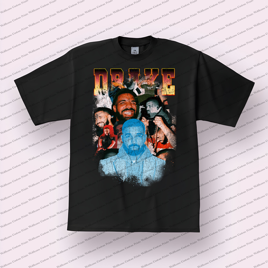 Drake Distressed Graphic Tee