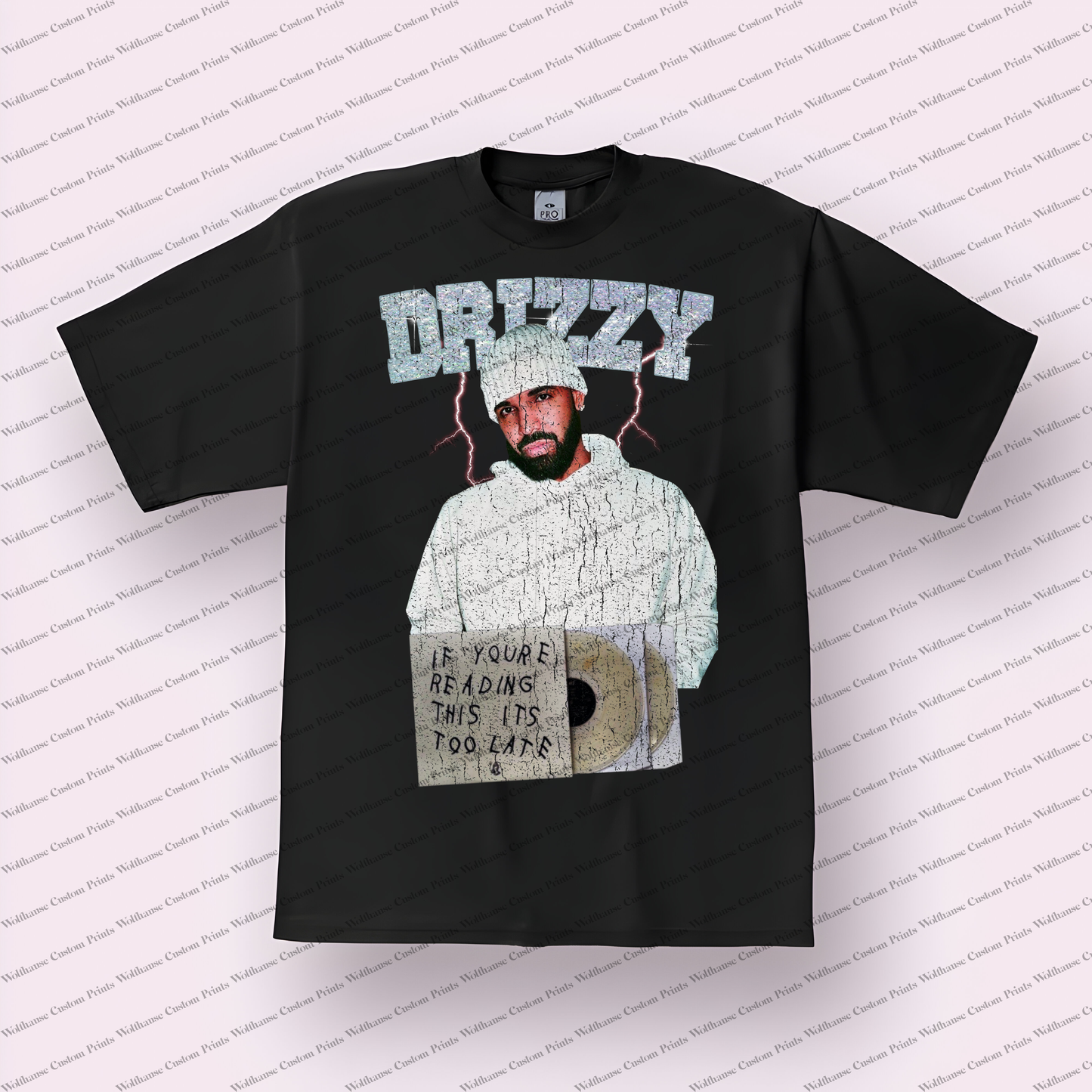 Drake Distressed Graphic Tee