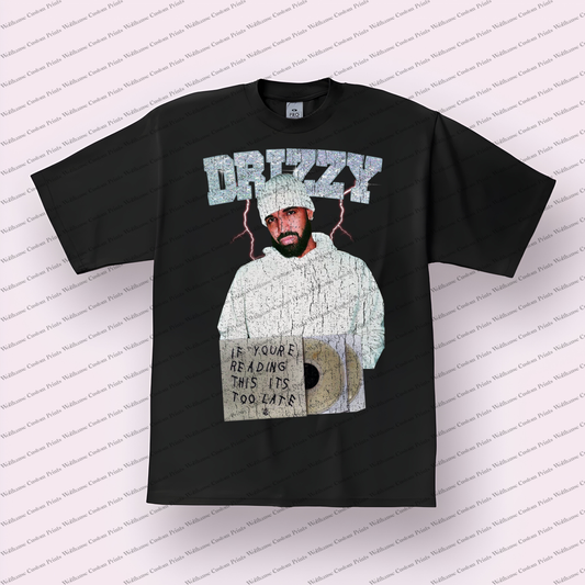 Drake Distressed Graphic Tee