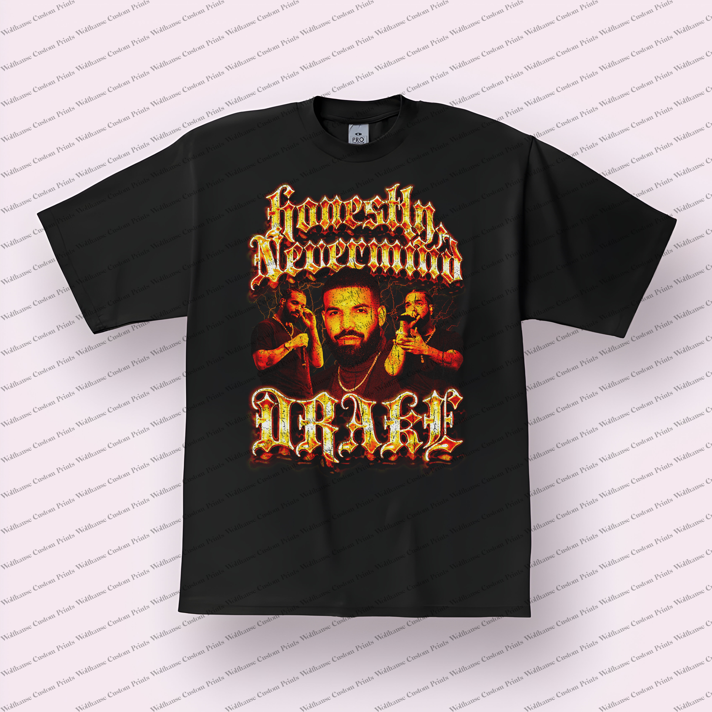 Drake Distressed Graphic Tee