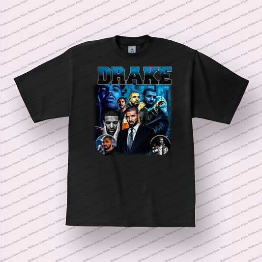 Drake Distressed Graphic Tee