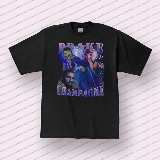 Drake Distressed Graphic Tee