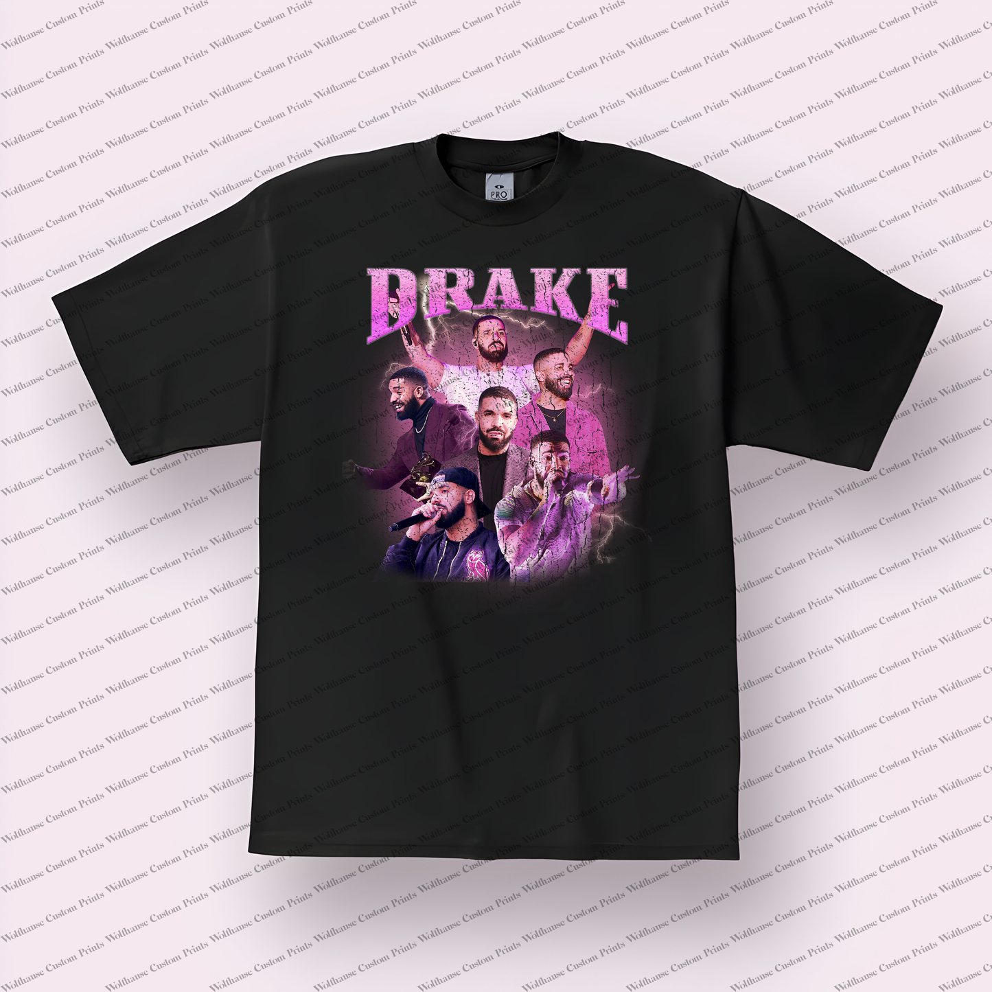 Drake Distressed Graphic Tee