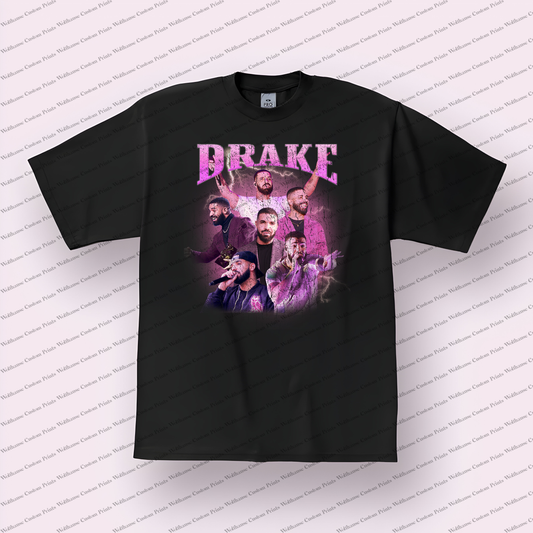 Drake Distressed Graphic Tee