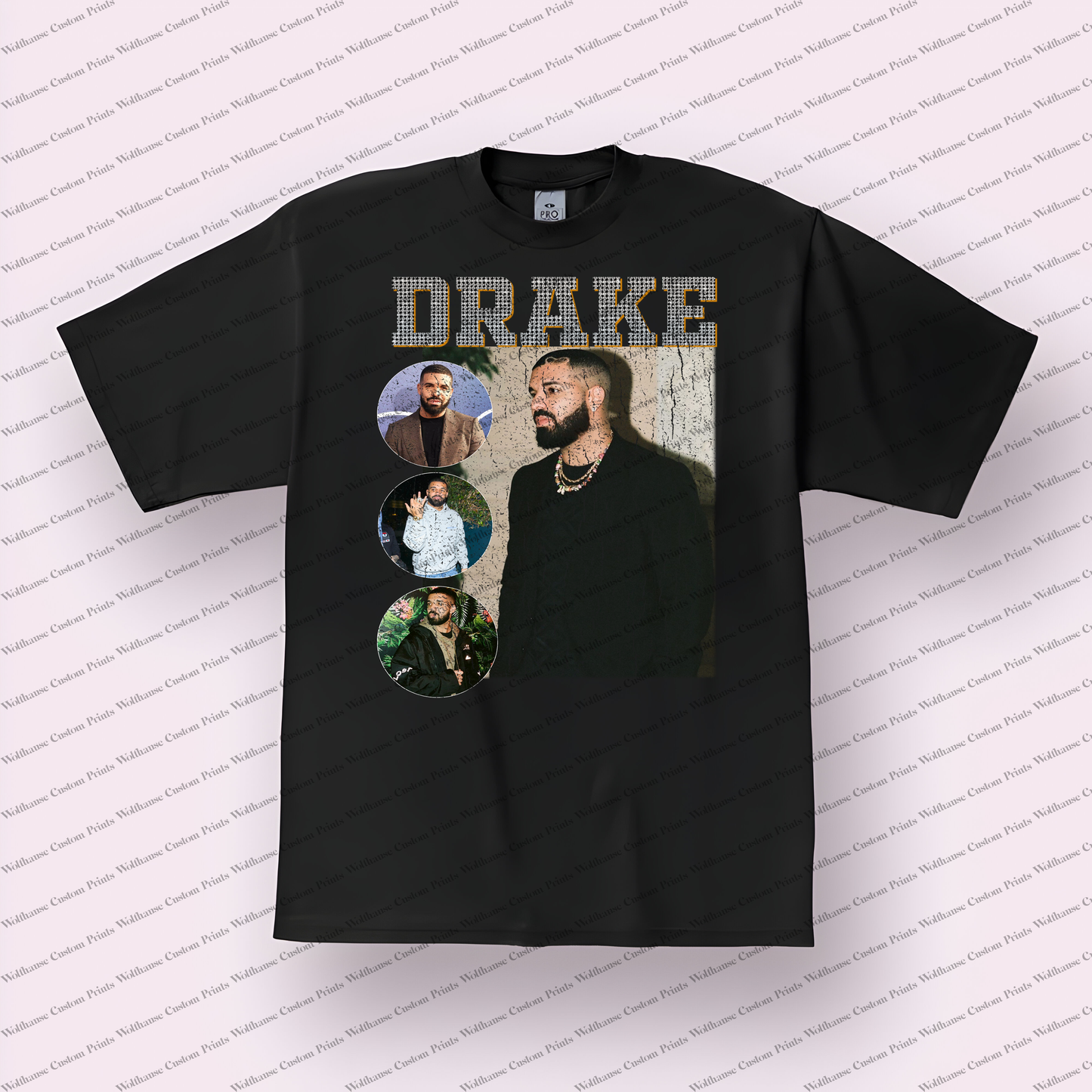 Drake Distressed Graphic Tee