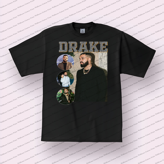 Drake Distressed Graphic Tee