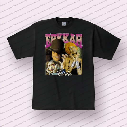 Erykah Badu Distressed Graphic Tee