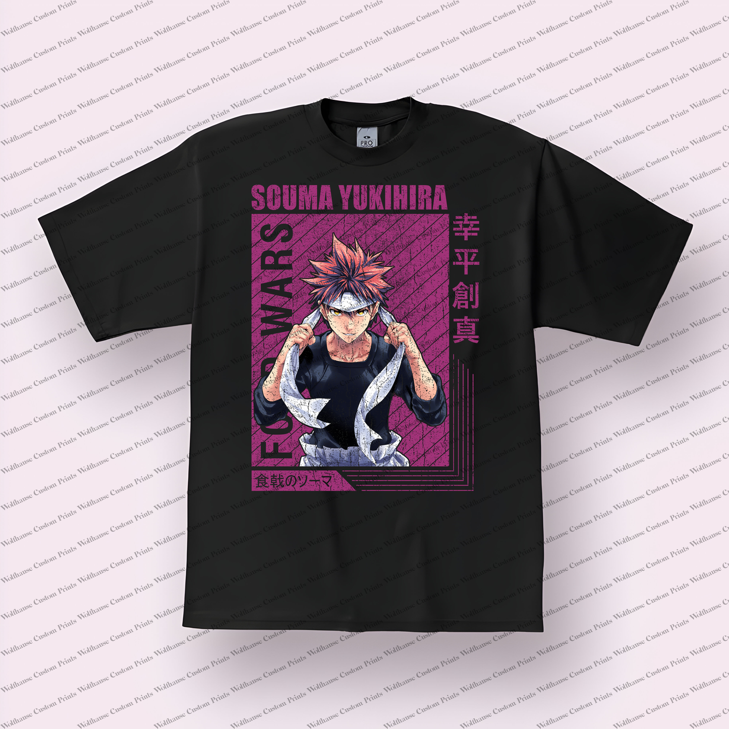 Food Wars Distressed Design Graphic Tee