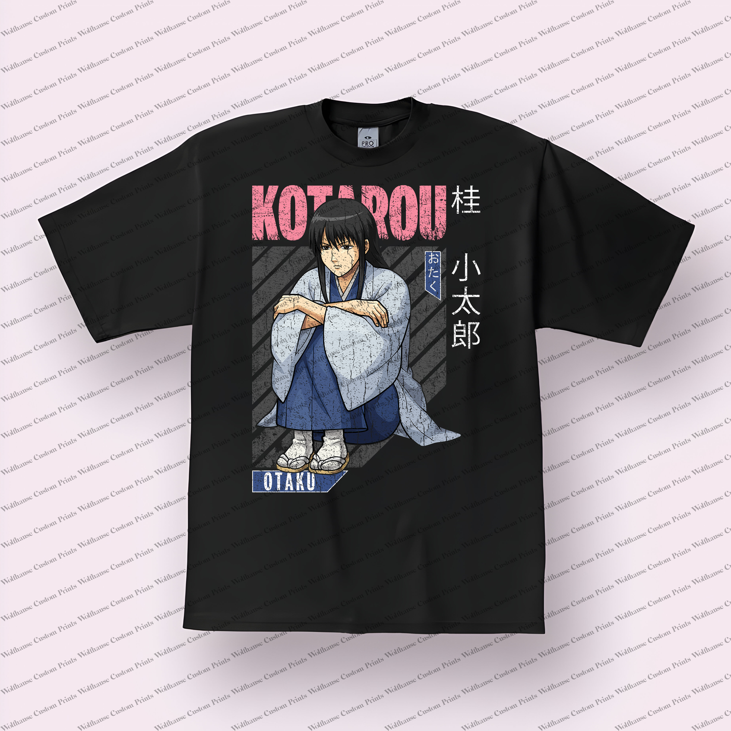 Gin-Tama Distressed Design Graphic Tee