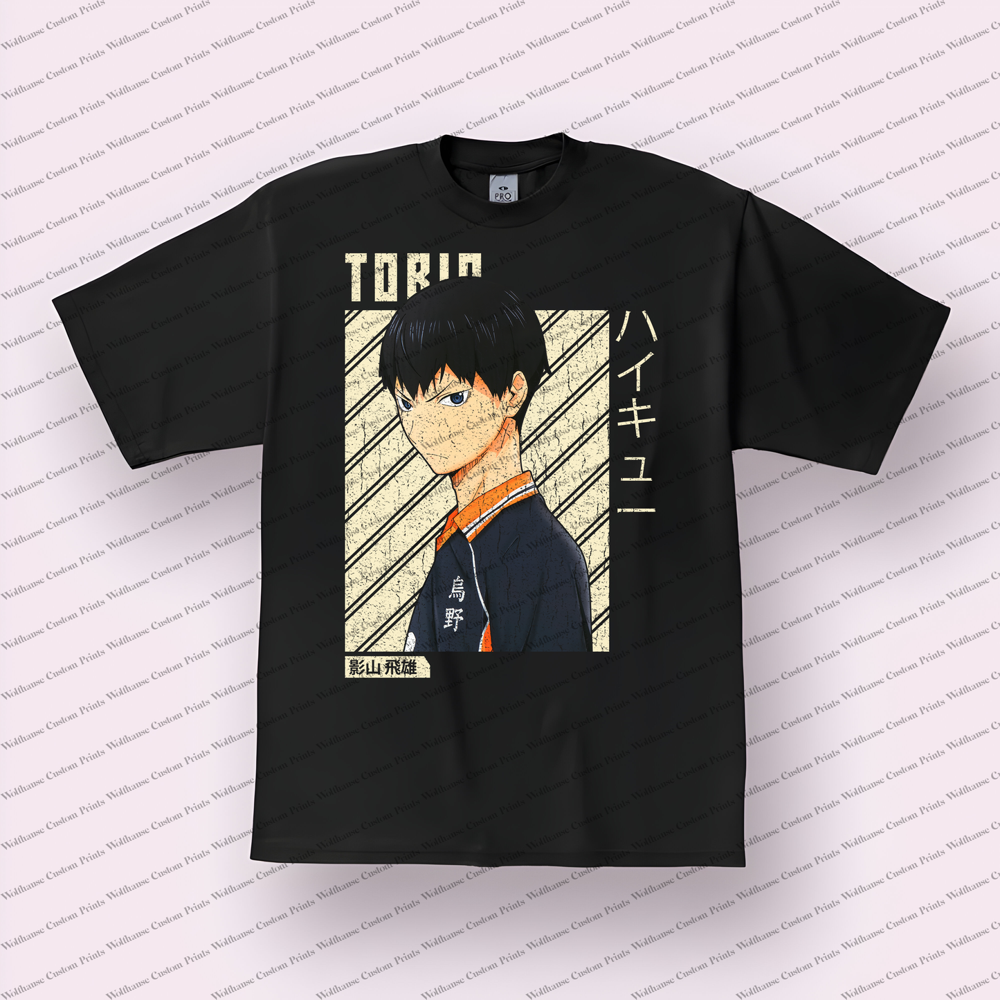 Haikyuu Distressed Design Graphic Tee