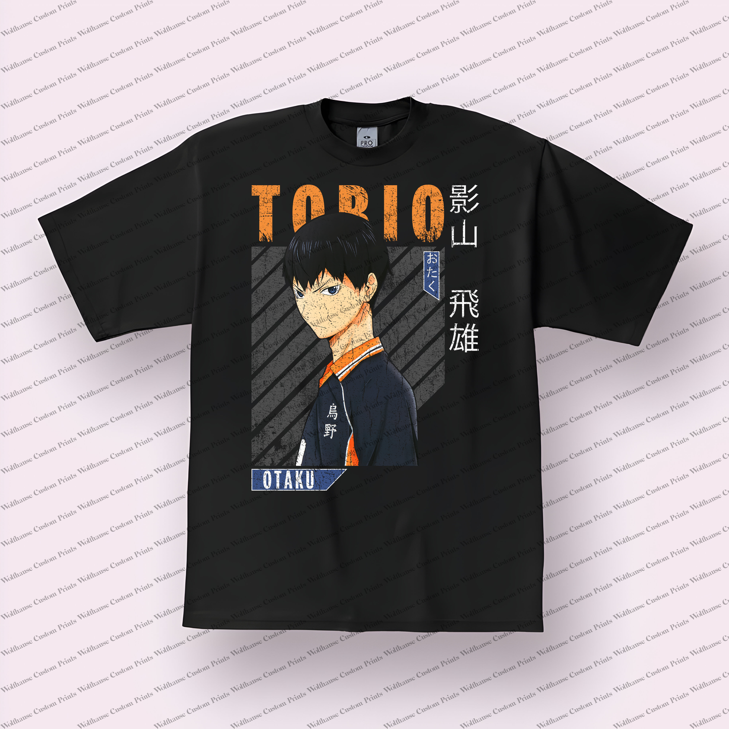 Haikyuu Distressed Design Graphic Tee