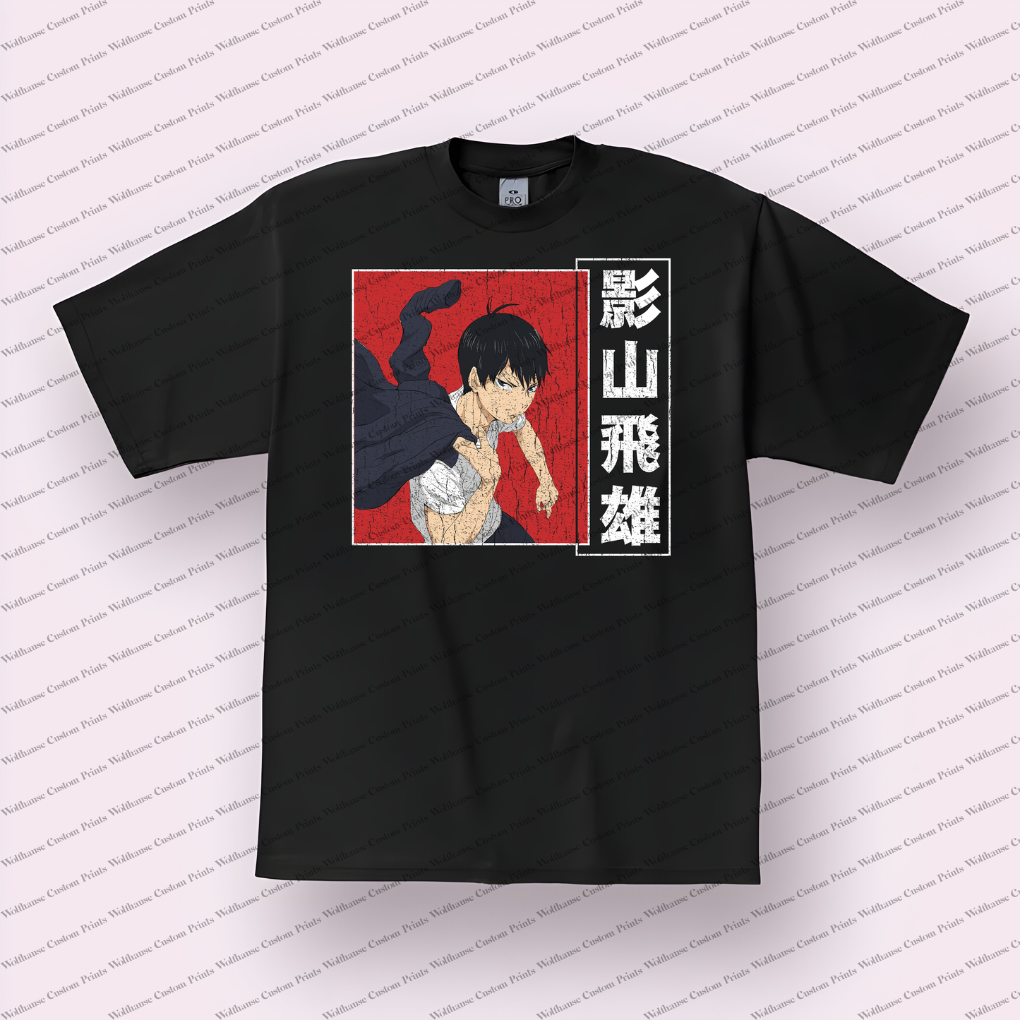 Haikyuu Distressed Design Graphic Tee