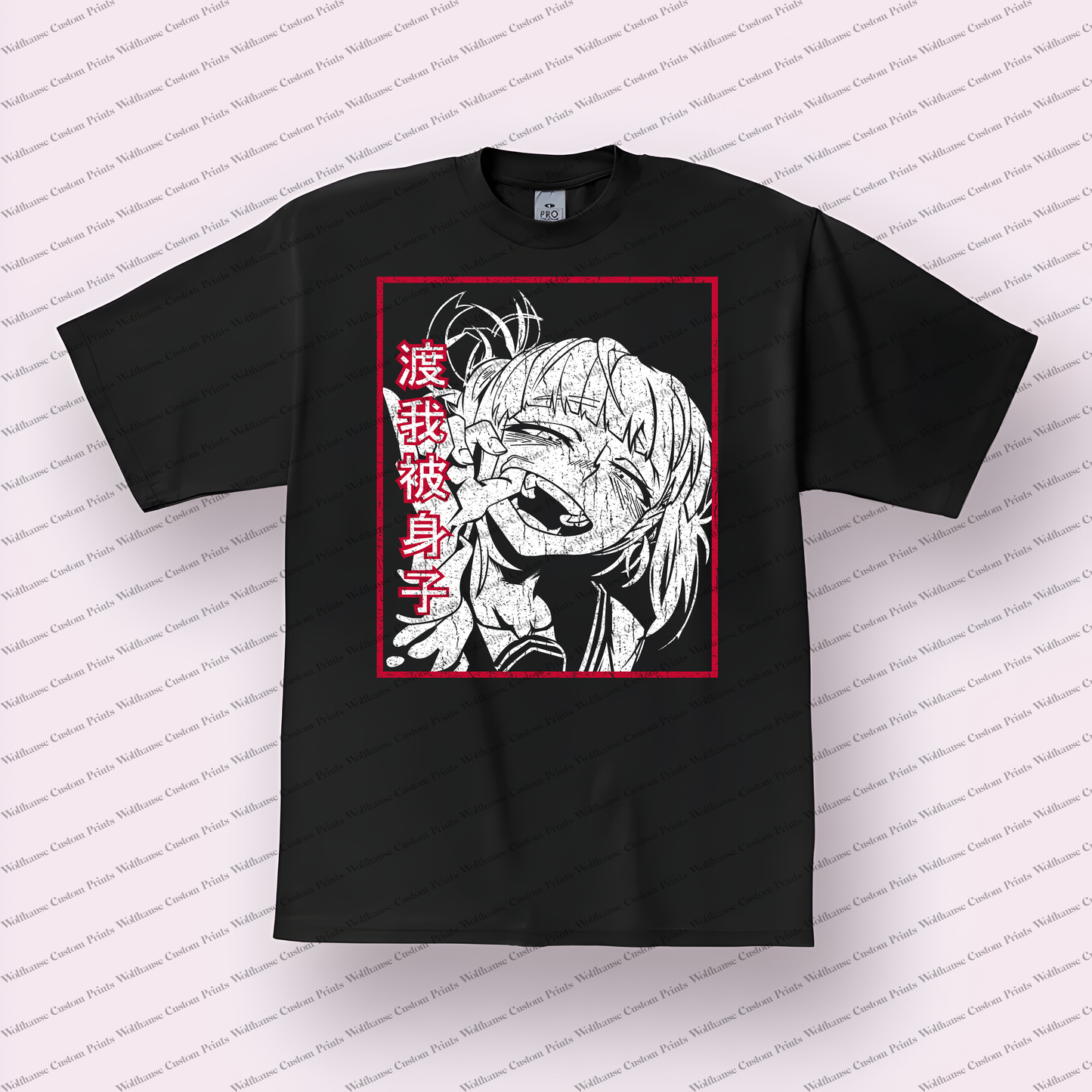 Hentai Distressed Design Graphic Tee