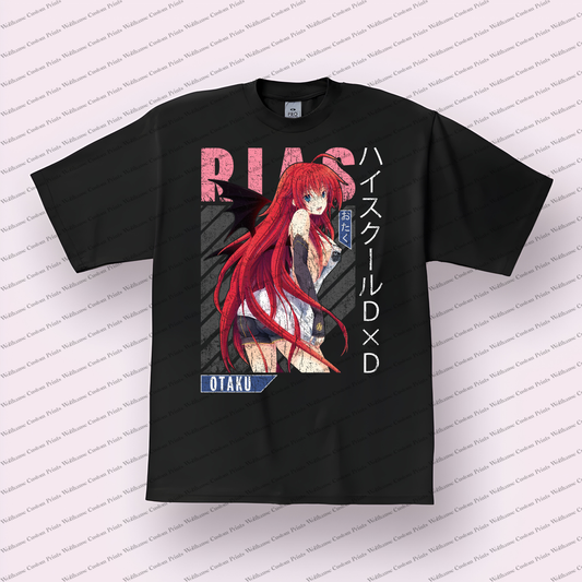 High School DxD Distressed Design Graphic Tee