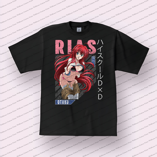High School DxD Distressed Design Graphic Tee