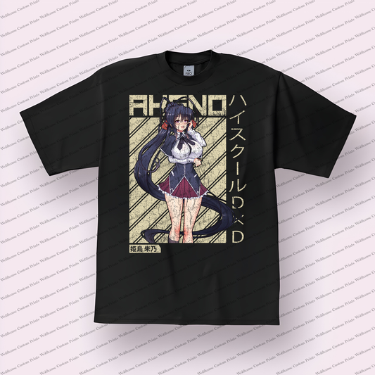 High School DxD Distressed Design Graphic Tee