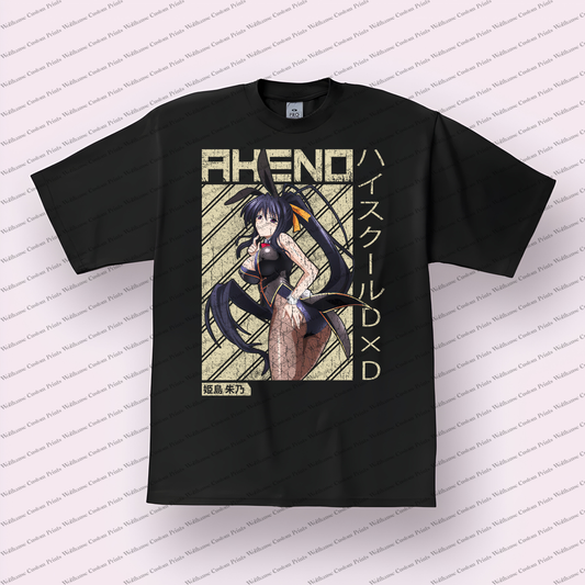 High School DxD Distressed Design Graphic Tee