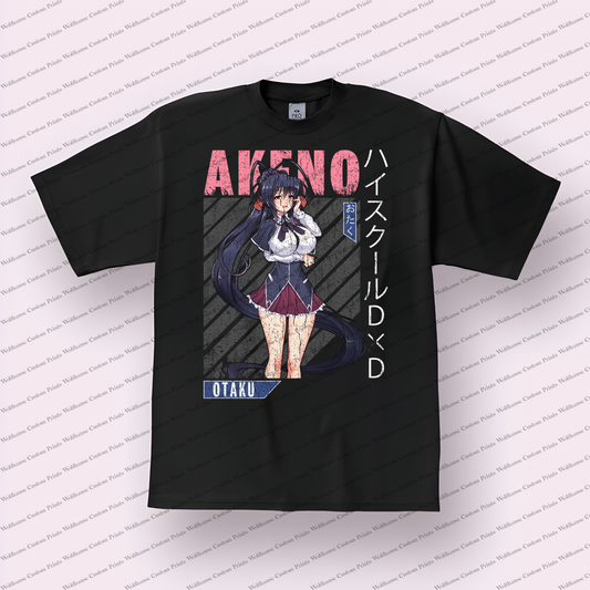 High School DxD Distressed Design Graphic Tee