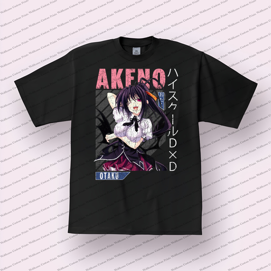 High School DxD Distressed Design Graphic Tee