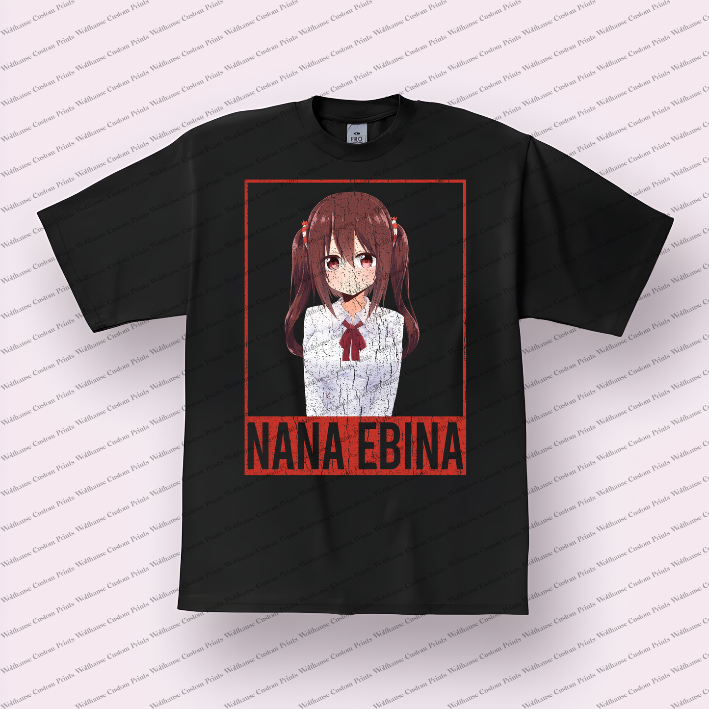Himouto Distressed Design Graphic Tee