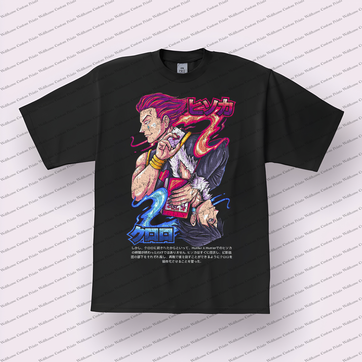 Hunter x Hunter Distressed Design Graphic Tee