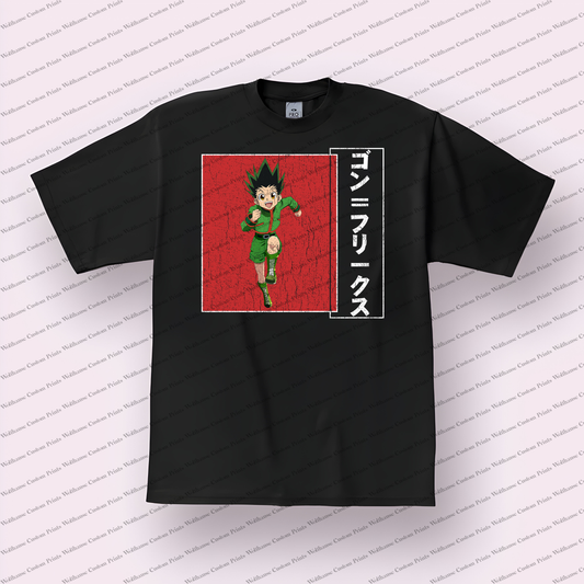 Hunter x Hunter Distressed Design Graphic Tee