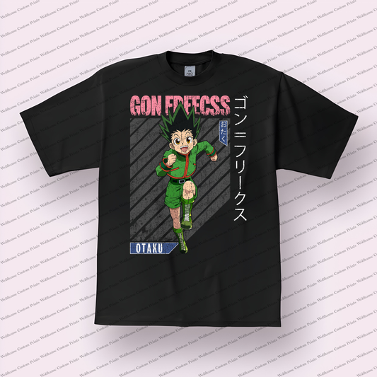 Hunter x Hunter Distressed Design Graphic Tee