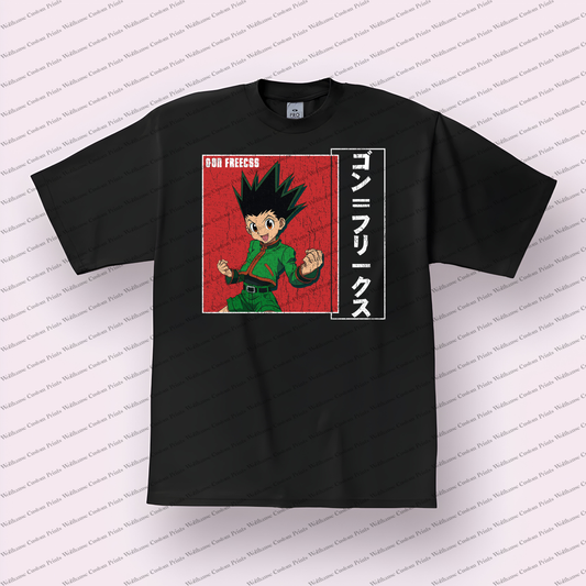 Hunter x Hunter Distressed Design Graphic Tee