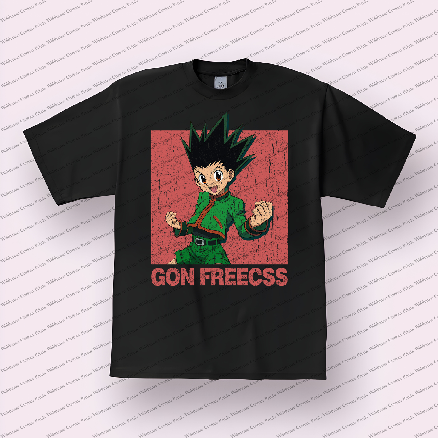Hunter x Hunter Distressed Design Graphic Tee