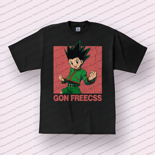 Hunter x Hunter Distressed Design Graphic Tee