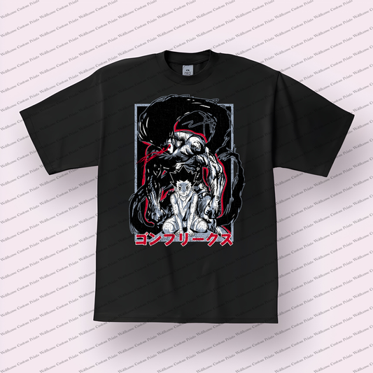 Hunter x Hunter Distressed Design Graphic Tee