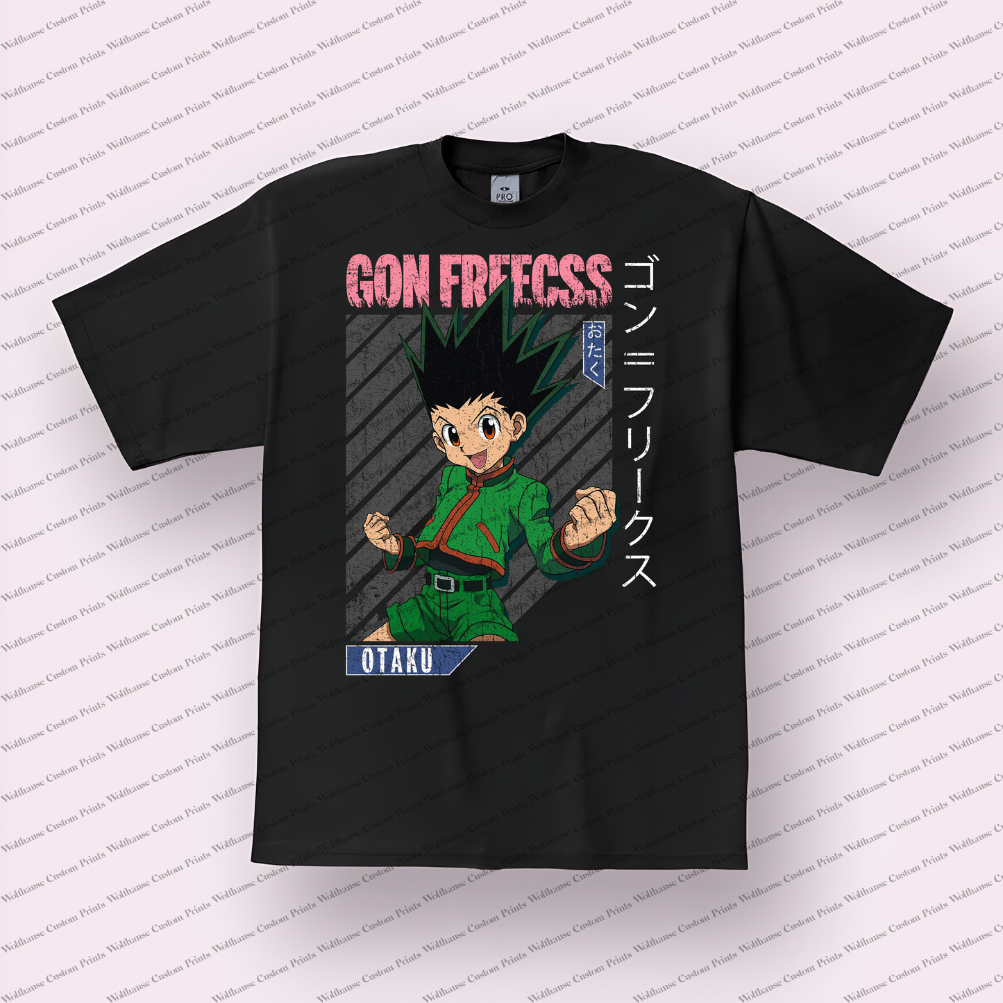 Hunter x Hunter Distressed Design Graphic Tee