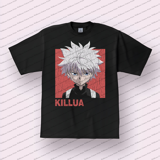 Hunter x Hunter Distressed Design Graphic Tee
