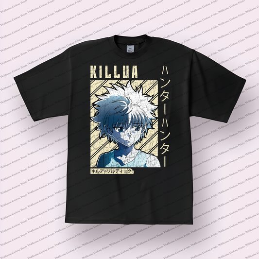 Hunter x Hunter Distressed Design Graphic Tee