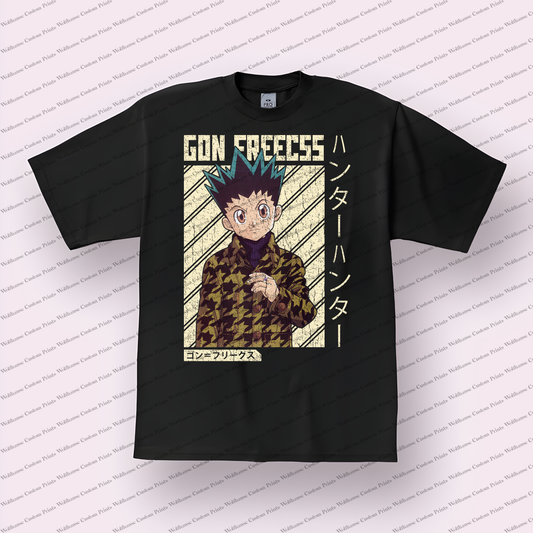 Hunter x Hunter Distressed Design Graphic Tee