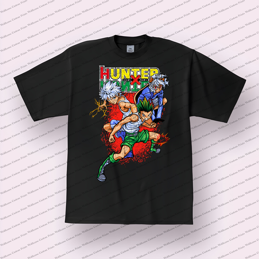 Hunter x Hunter Distressed Design Graphic Tee